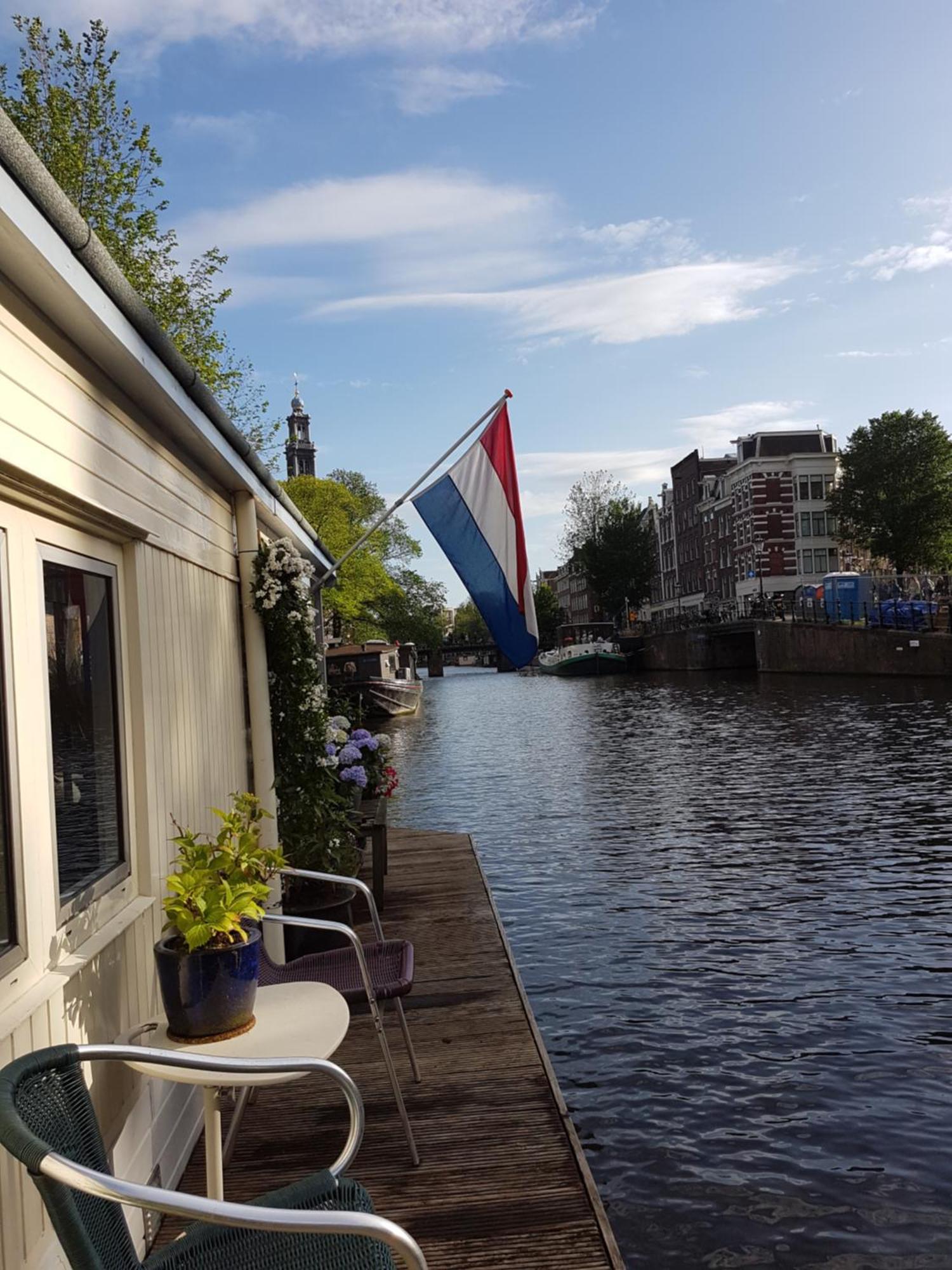Pantheos Top Houseboat アムステルダム エクステリア 写真